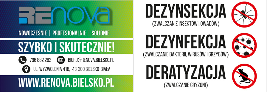 Czyszczenie, sprzątanie usługi ogrodnicze - Renova RENOVA- Bielsko biała