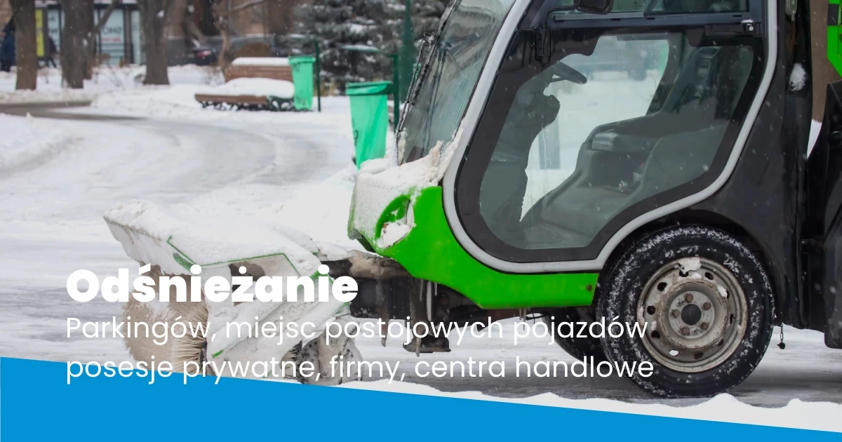 Odśnieżanie parkingów posesji prywatnych i firm Odśnieżanie parkingów posesji prywatnych i firm